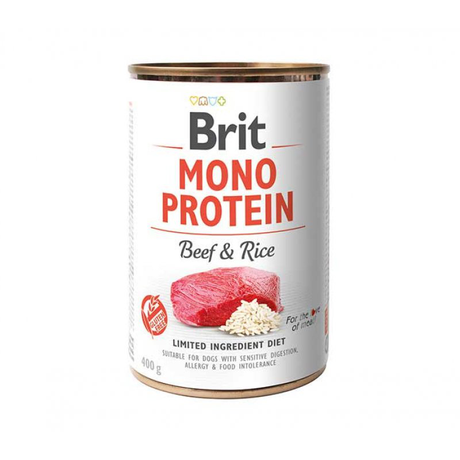 Консерва Brit Mono Protein Dog для собак із чутливим травленням (яловичина та рис)