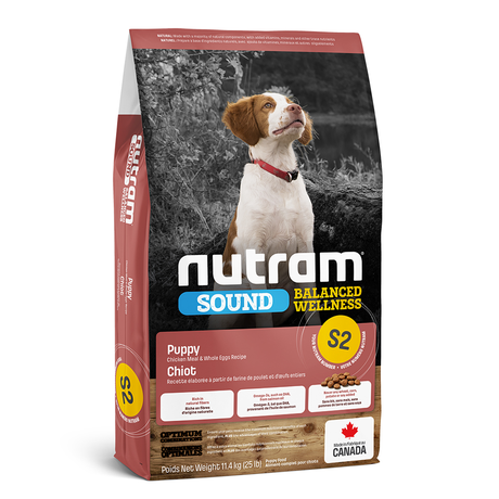 Сухий корм Nutram S2 Wellness Puppy для цуценят (курка і яйца)