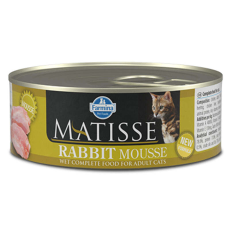 Farmina (Фарміна) Matisse Cat Mousse Rabbit Консервований корм із кроликом для котів (мус)