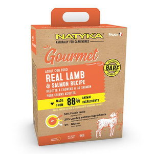 NATYKA Gourmet Adult Lamb & Salmon Напіввологий корм для дорослих собак (ягня , лосось)