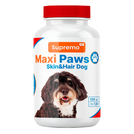 Maxi Paws Skin&Hair Dog Вітаміни Для Шкіри Та Вовни Для Собак Фото Від Dog.Com.Ua