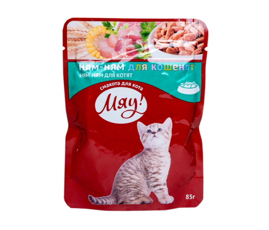 М'Яу! Вологий Корм Для Кошенят Фото Від Dog.Com.Ua