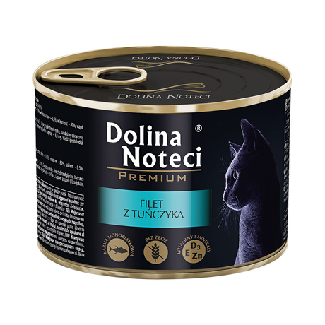 Корм консервований Dolina Noteci Premium для котів з філе тунця