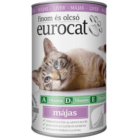 Eurocat Консерва Для Котів З Печінкою Фото Від Dog.Com.Ua