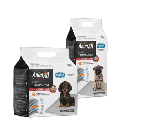 Animall Пеленки Для Щенков И Собак С Активированным Углем, 60Х90 См Фото От Dog.Com.Ua