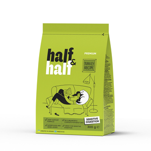 Half&Half корм сухой для кошек с чувствительным пищеварением с индейкой