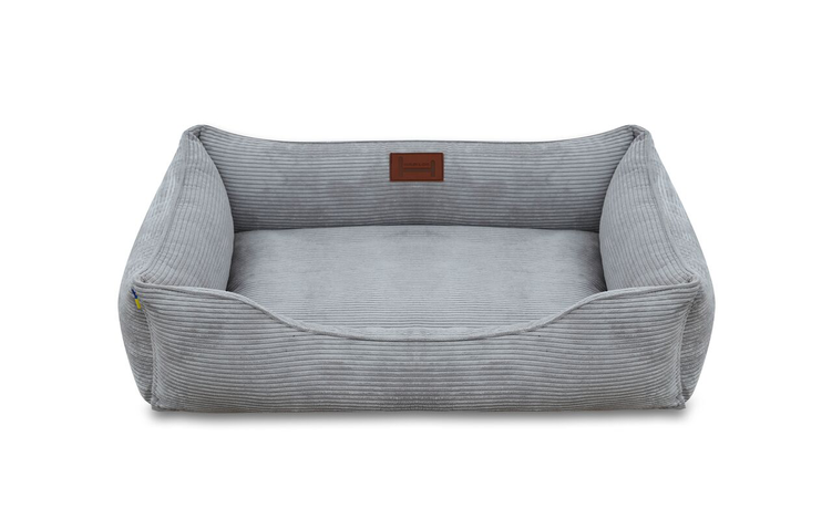 Harley And Cho Мягкий Лежак С Бортами Dreamer Gray Velvet (Серый, Вельвет) Фото От Dog.Com.Ua