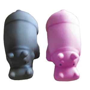 Tatrapet Toys Fan Латексний Бегемотик З Пищалкою Різні Кольори, 16 См Фото Зоомагазину Dog.Com.Ua