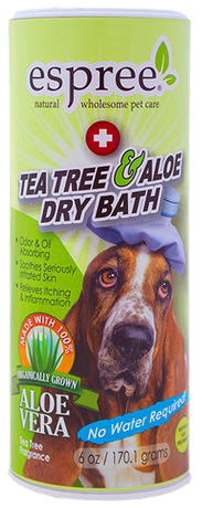 Espree Tea Tree & Aloe Dry Bath Сухий Шампунь З Алое Віра Та Маслом Чайного Дерева Фото Від Dog.Com.Ua