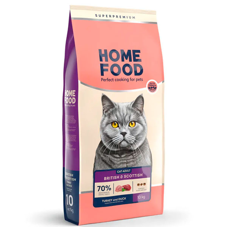 Home Food Adult British And Scottish Breeds Сухий Корм Для Котів Британських Та Шотландських Порід З Індичкою Та Качкою Фото Від Dog.Com.Ua