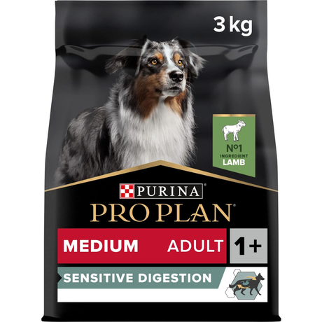 Сухой корм Pro Plan Adult Medium Sensitive для взрослых собак средних пород (ягненок)