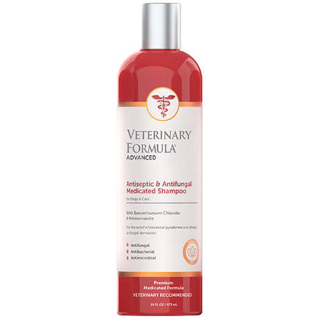 Veterinary Formula Antiseptic&Antifungal Shampoo Антисептичний Та Протигрибковий Шампунь Для Собак Та Кішок, Без Сульфатів Фото Від Dog.Com.Ua