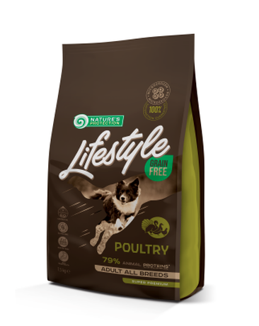 NP Lifestyle Grain Free Poultry Adult All Breeds сухой корм с мясом домашней птицы для взрослых собак всех пород
