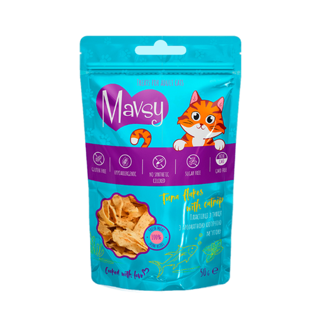 Mavsy (Мавсі) Tuna Flakes With Catnip Пластівці З Тунця З Ароматною Котячою М'Ятою Для Котів Фото Від Dog.Com.Ua