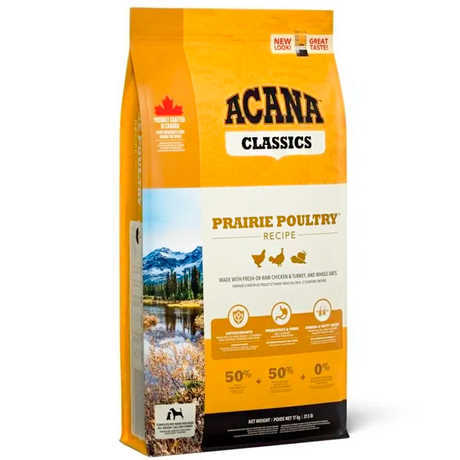 Сухой корм Acana Prairie Poultry для собак всех пород и возрастов (цыпленок и индейка)