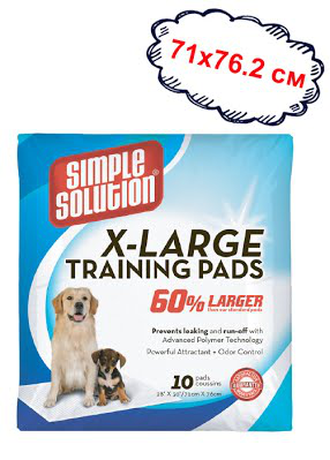 Simple Solution X-Large Training Pads - пелюшки великого розміру для дорослих собак та цуценят