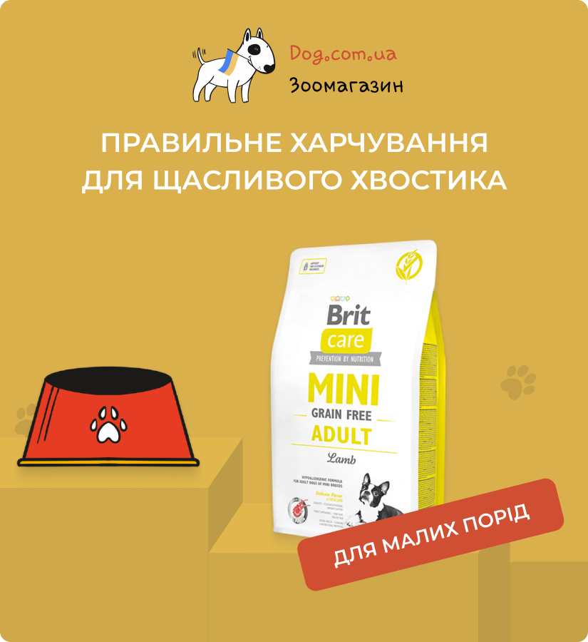 сухий корм для собак малих порід
